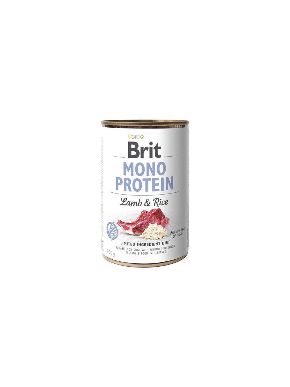 BRIT MONO PROTEIN LAMB & BROWN RICE 6x400g
