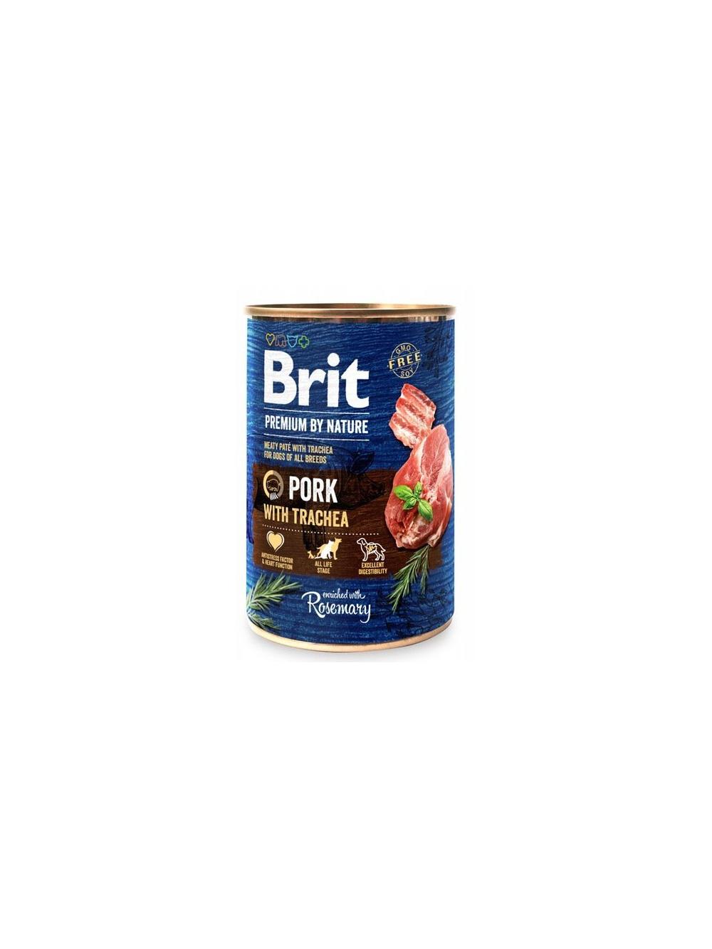 Brit Premium by Nature Pork with Trachea 6x400g