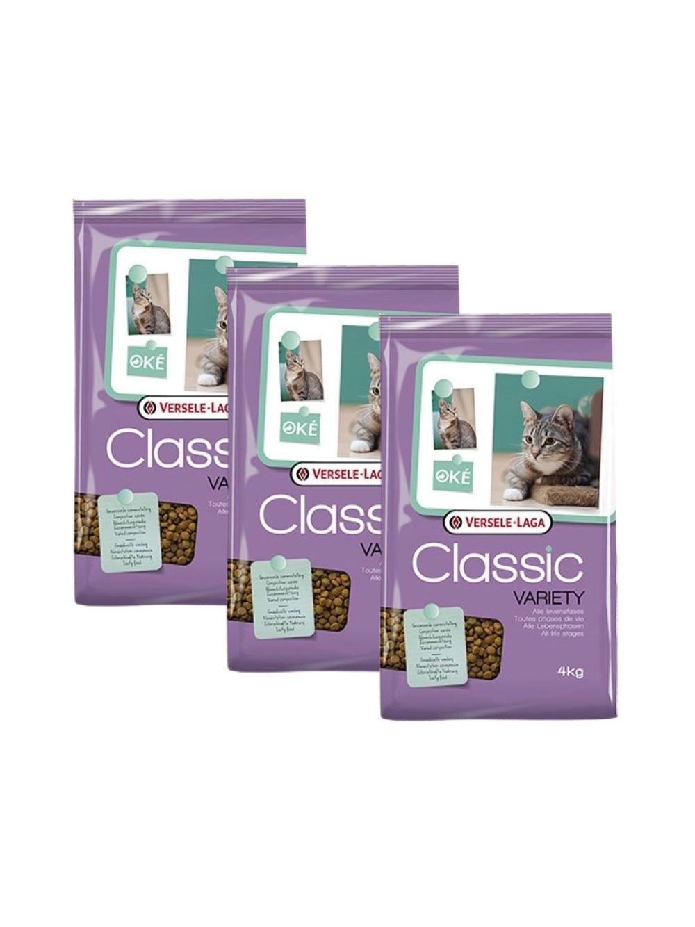 VERSELE-LAGA Classic Cat Variety 3x4kg