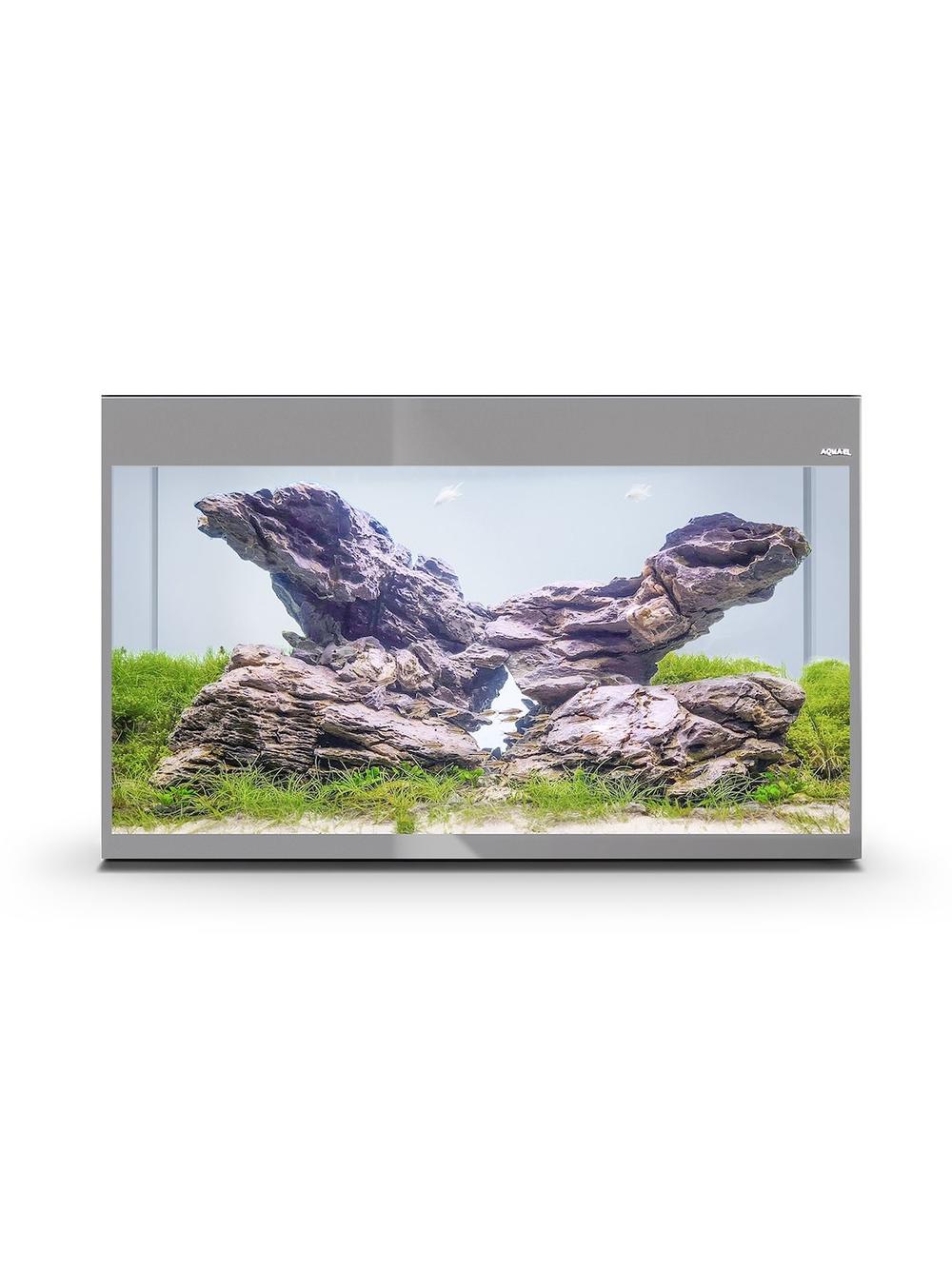 AQUAEL ZESTAW GLOSSY ST 100 D&N SZARY+SZAFKA