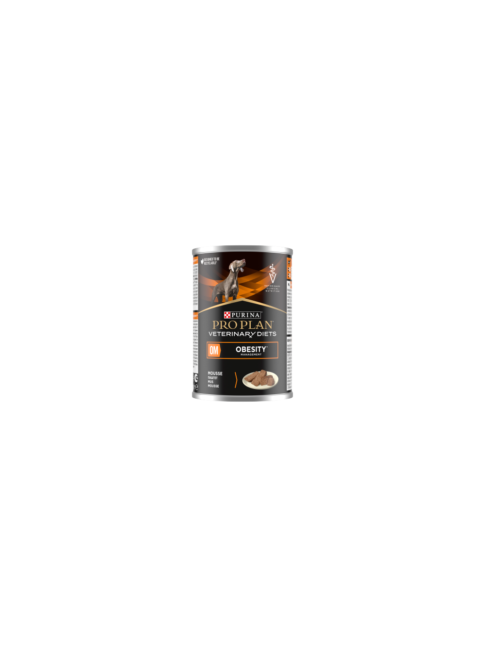 PRO PLAN Veterinary Diets OM Obesity Management Karma mokra dla psa mus 12x400g