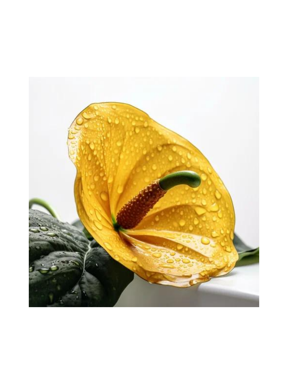 Anthurium żółte d12