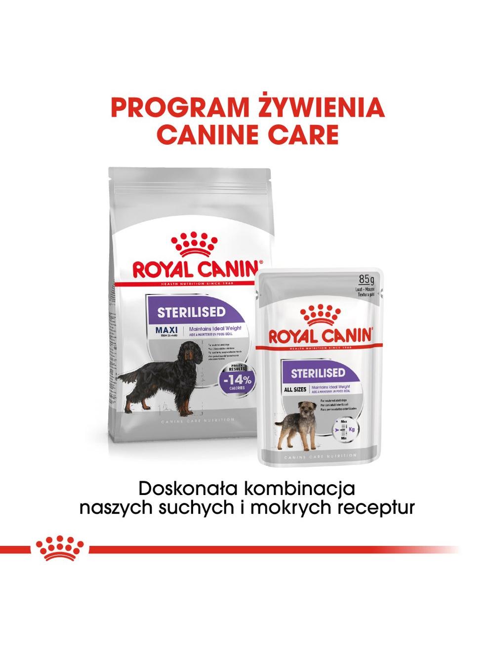 ROYAL CANIN CCN Maxi Sterilised 12kg karma sucha dla psów dorosłych, ras dużych, sterylizowanych