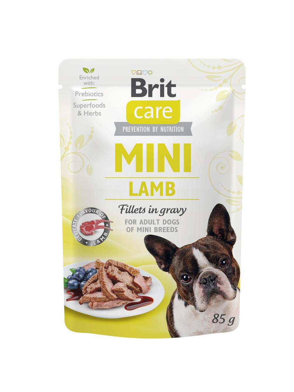 Brit Care Mini Lamb fillets in gravy 85g