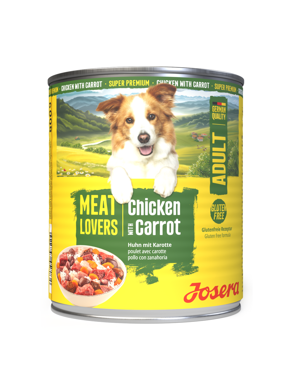 JOSERA Meatlovers Menu Kurczak z marchewką 6x800g
