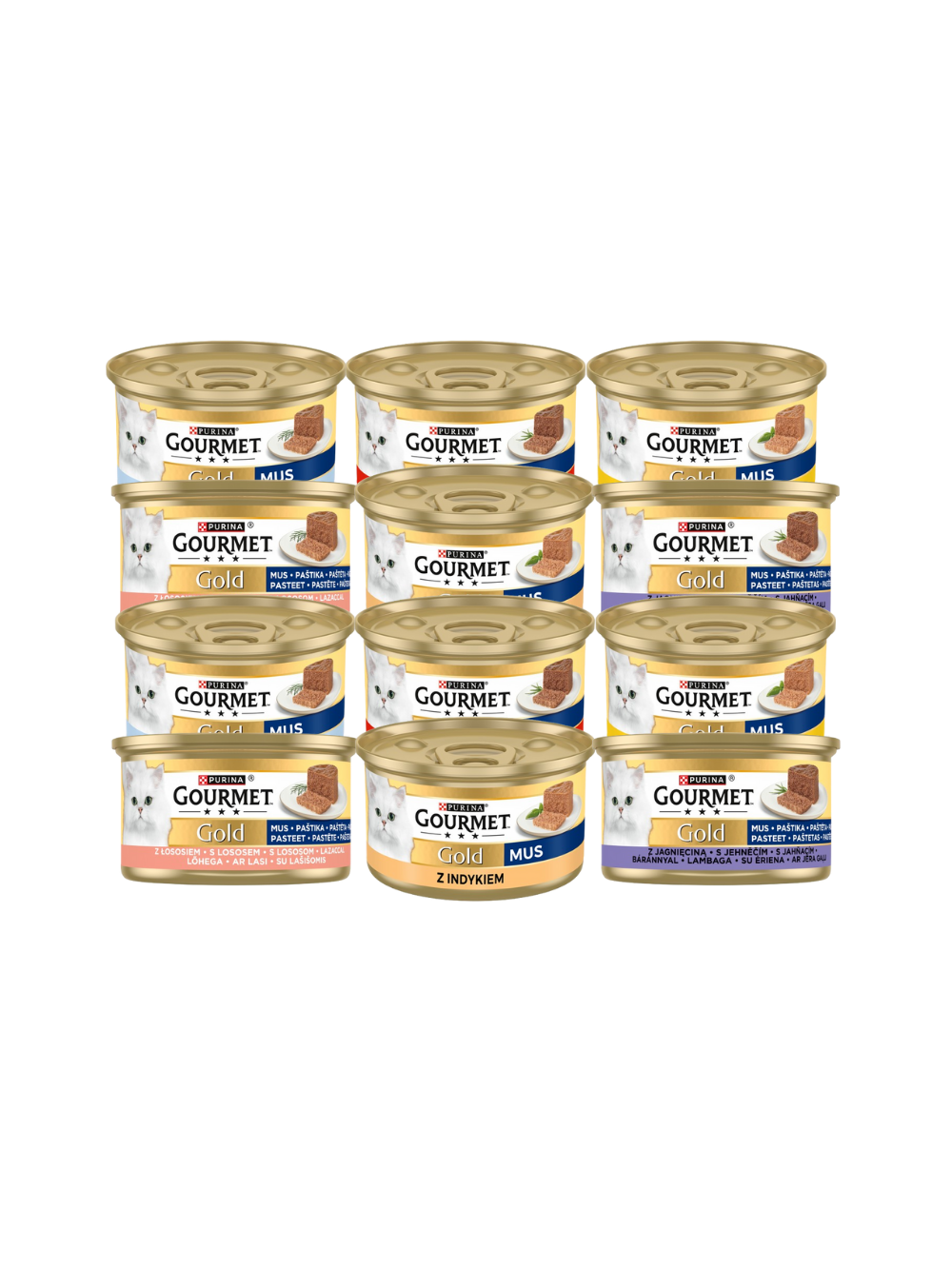 Purina Gourmet Gold mus Mix Smaków 72x85g