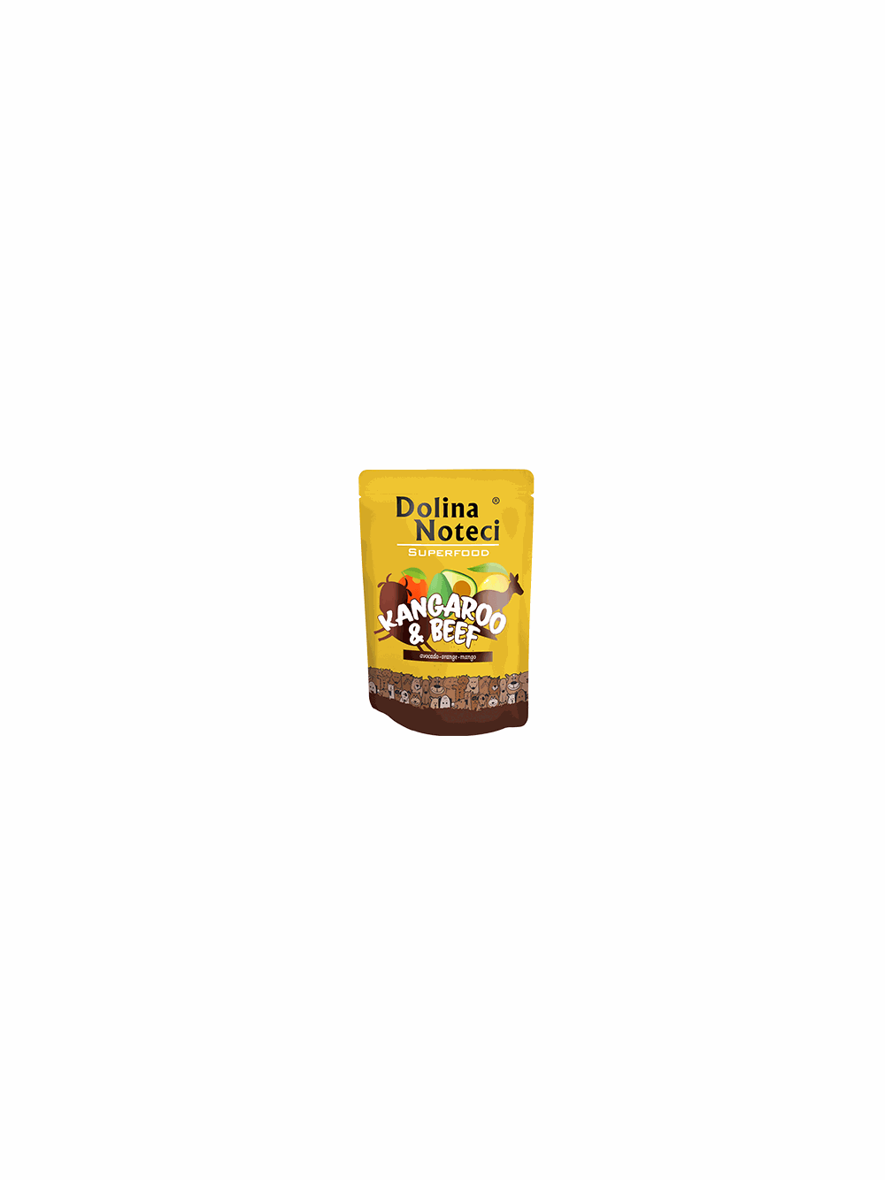 DOLINA NOTECI SUPERFOOD kangur i wołowina 10 x  300g - karma mokra dla psa