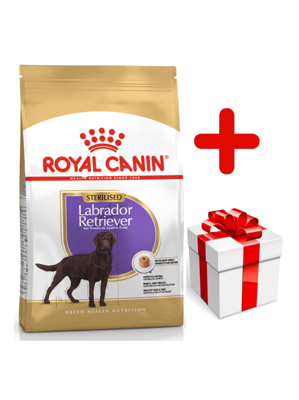 ROYAL CANIN Labrador Retriever Sterilised Adult 12kg + niespodzianka dla psa GRATIS!