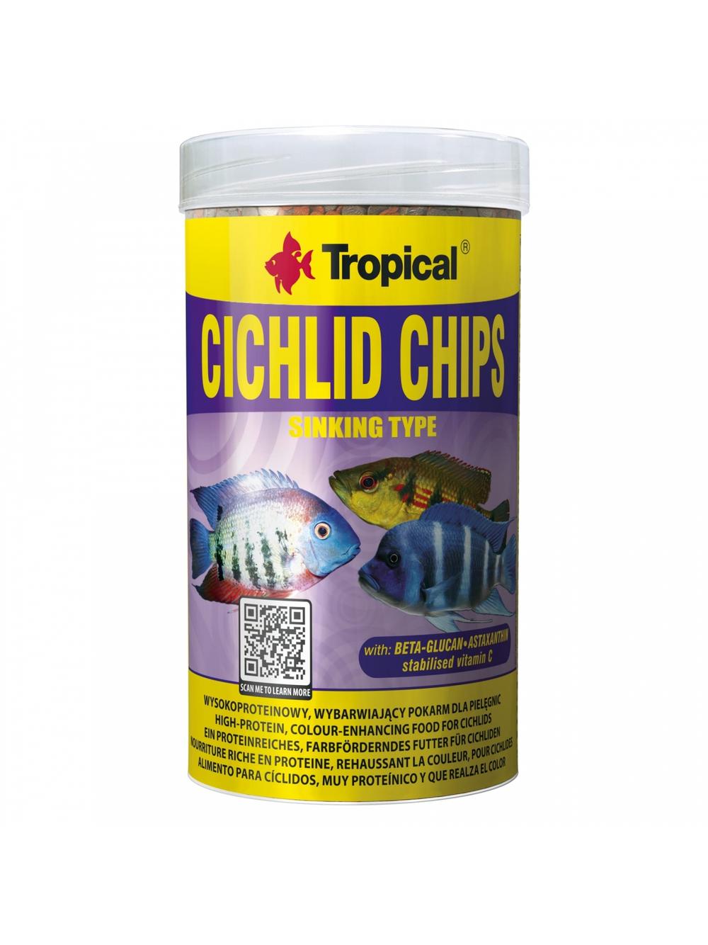CICHLID CHIPS 1000ML/520G