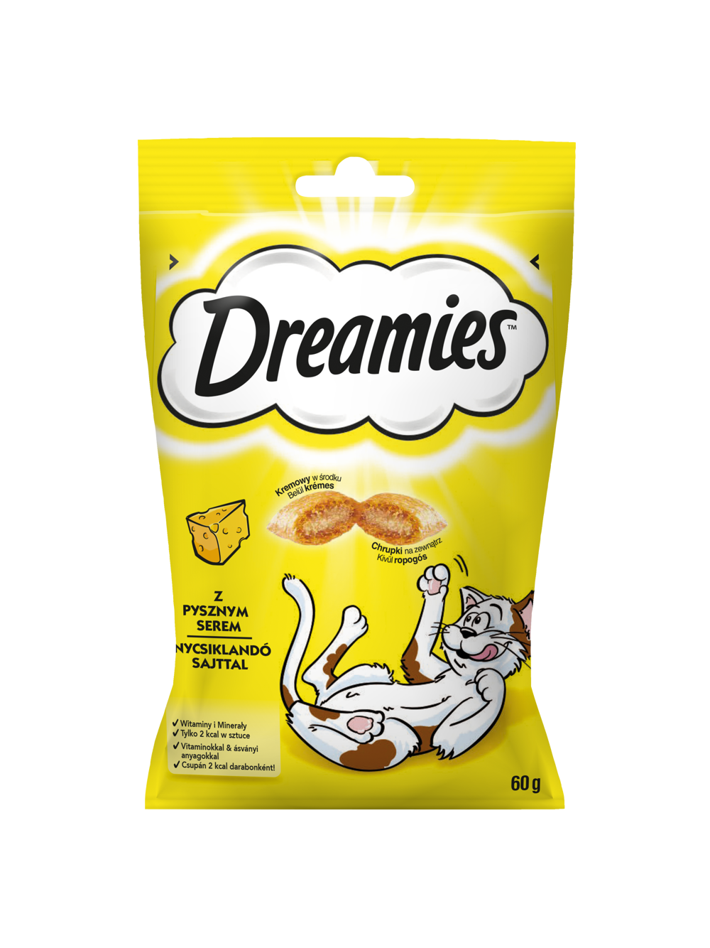 DREAMIES 60g - przysmak dla kota z pysznym serem