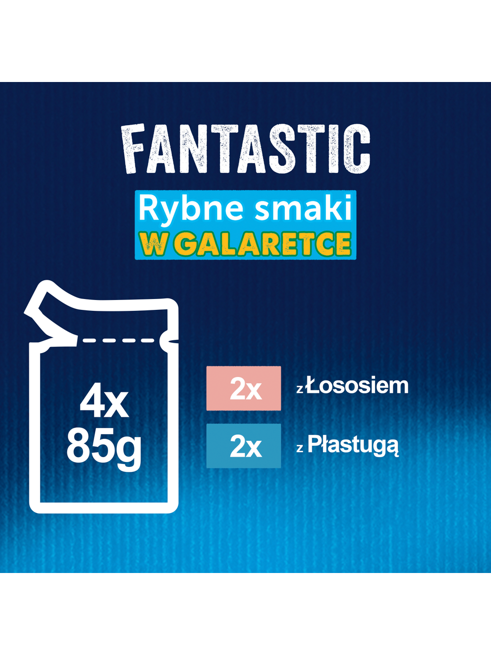FELIX Rybne Smaki w galaretce z łososiem i gładzicą  12x(4x85g)