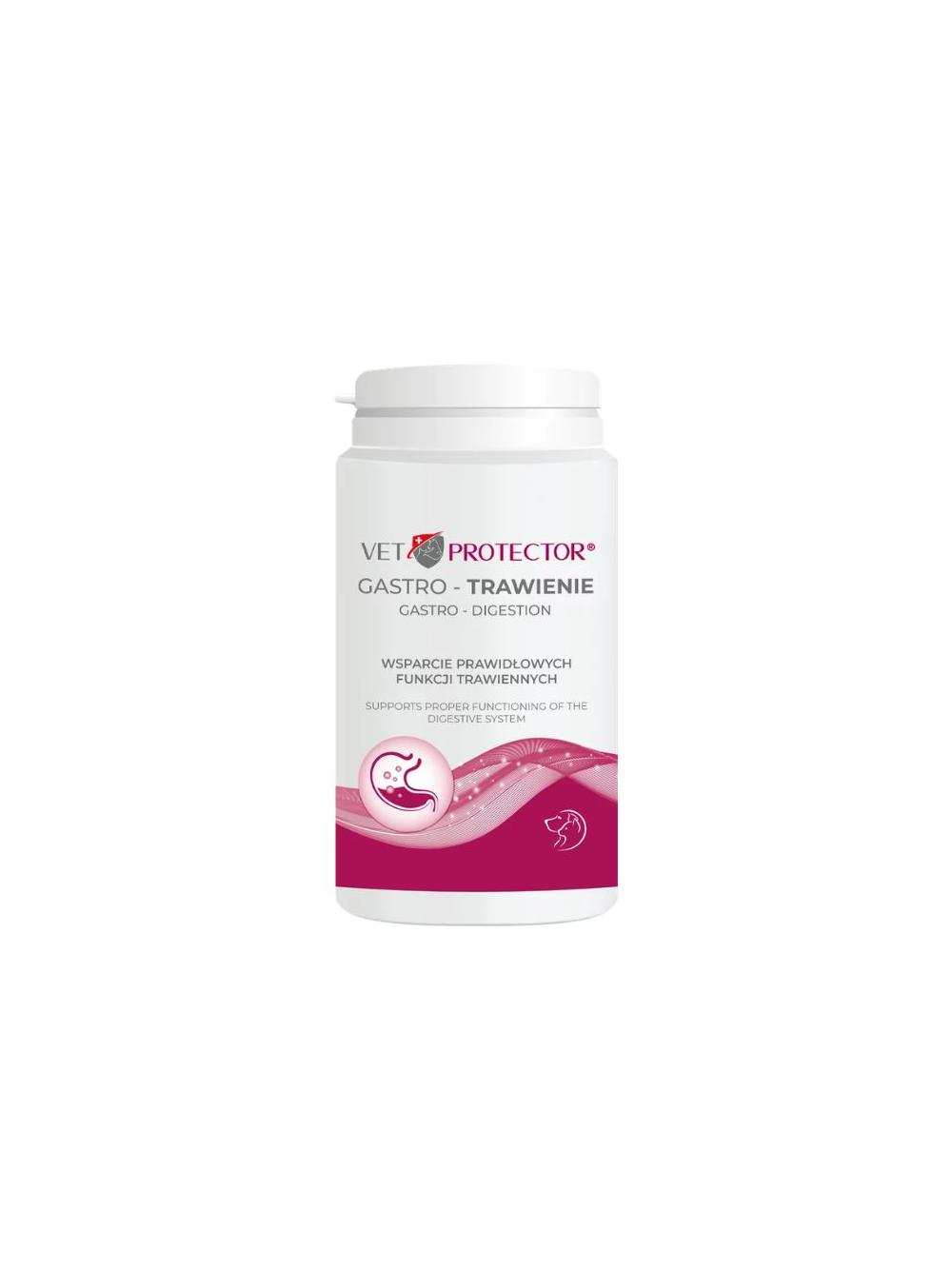 VET PROTECTOR® GASTRO – TRAWIENIE – wsparcie trawienia u psów i kotów 150 g