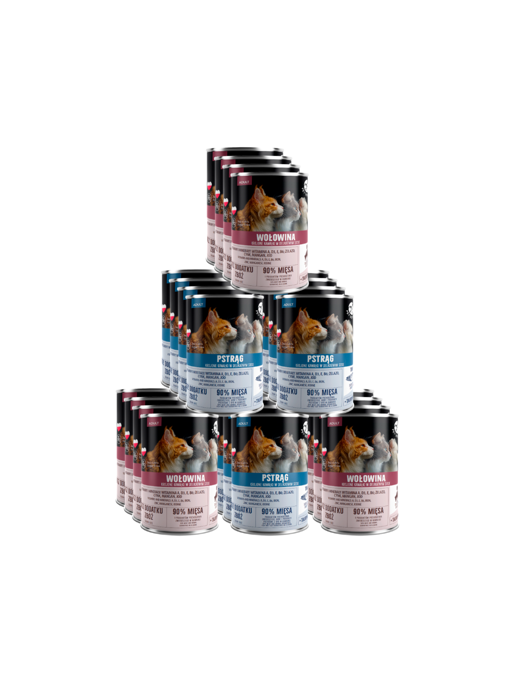 PetRepublic kawałki w sosie Mix smaków 24x400g