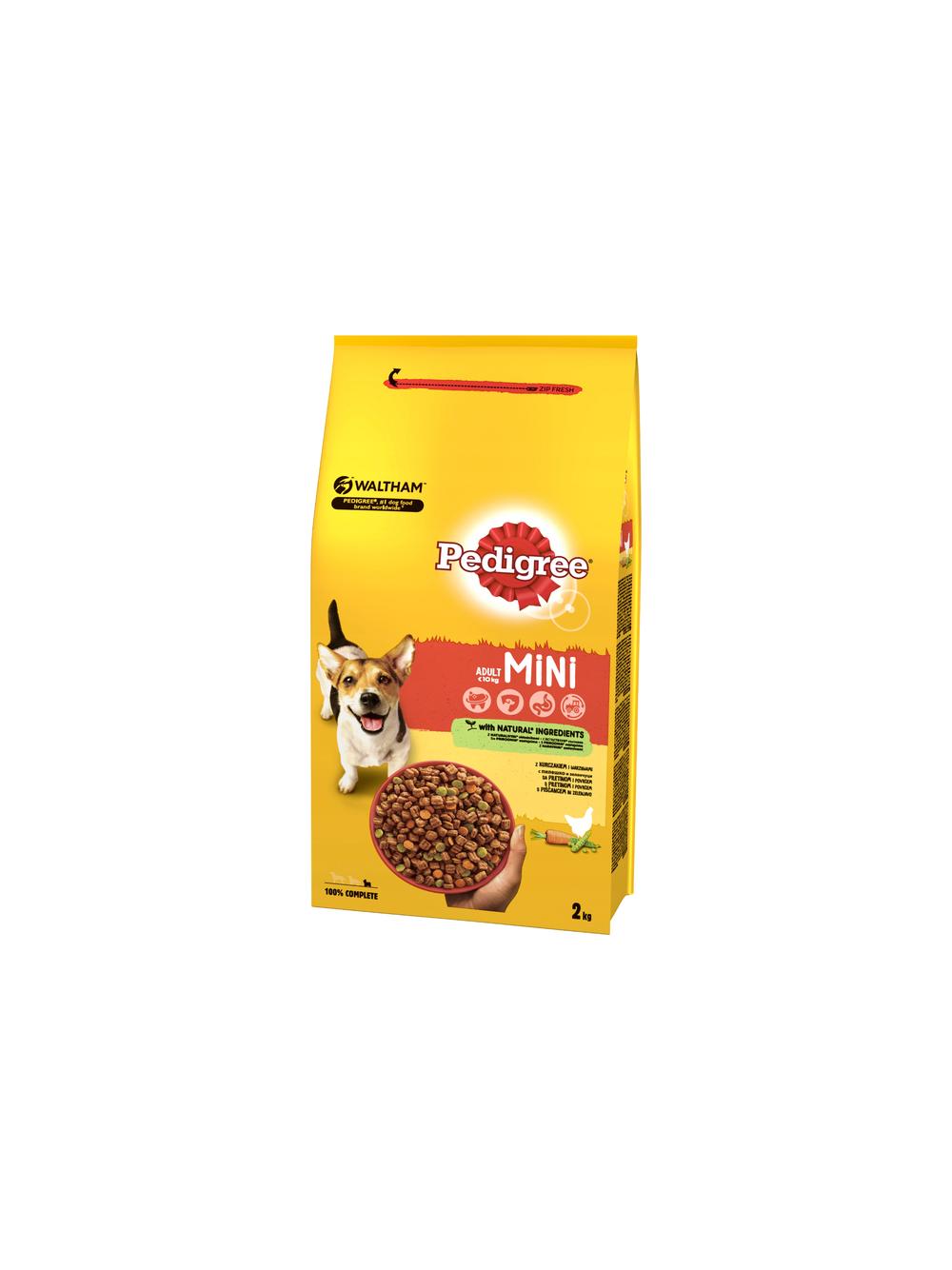 Pedigree Adult Senior z Drobiem i Warzywami 3x2,6kg