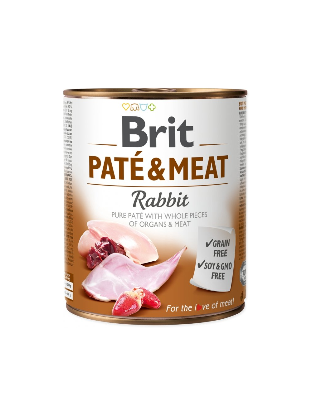 BRIT PATE & MEAT RABBIT 6x800g