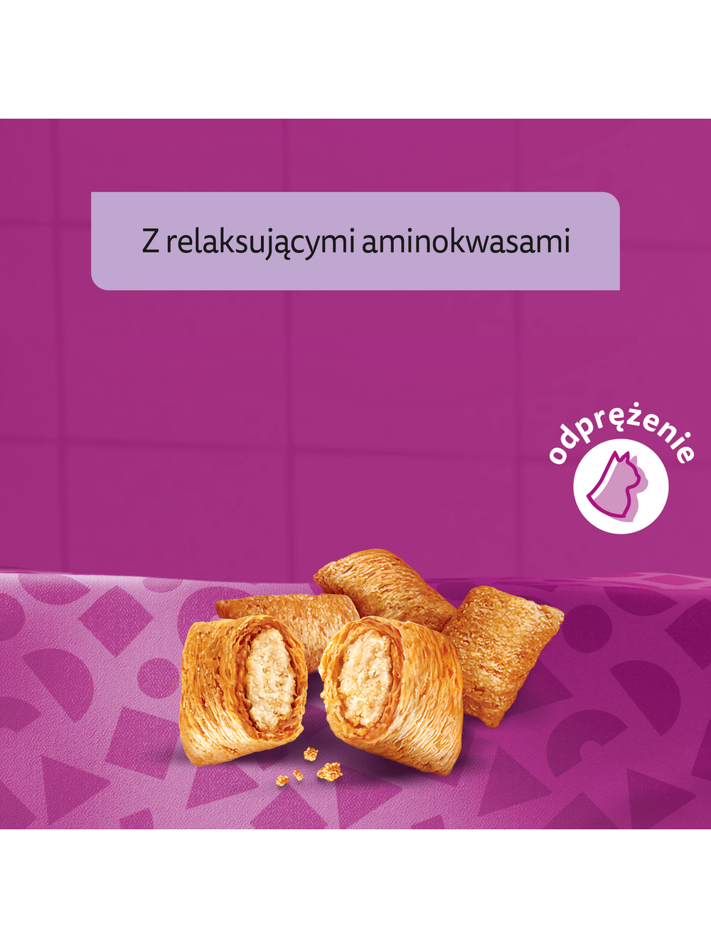 WHISKAS Relaks i Odprężenie 8x45g - przysmak dla kota, z kurczakiem
