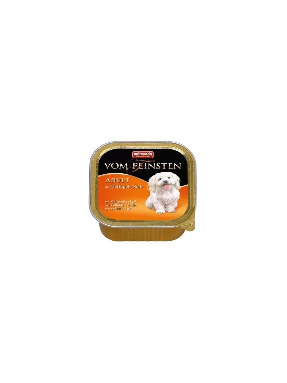 ANIMONDA Dog Vom Feinsten Adult smak: drób i cielęcina 22x150g