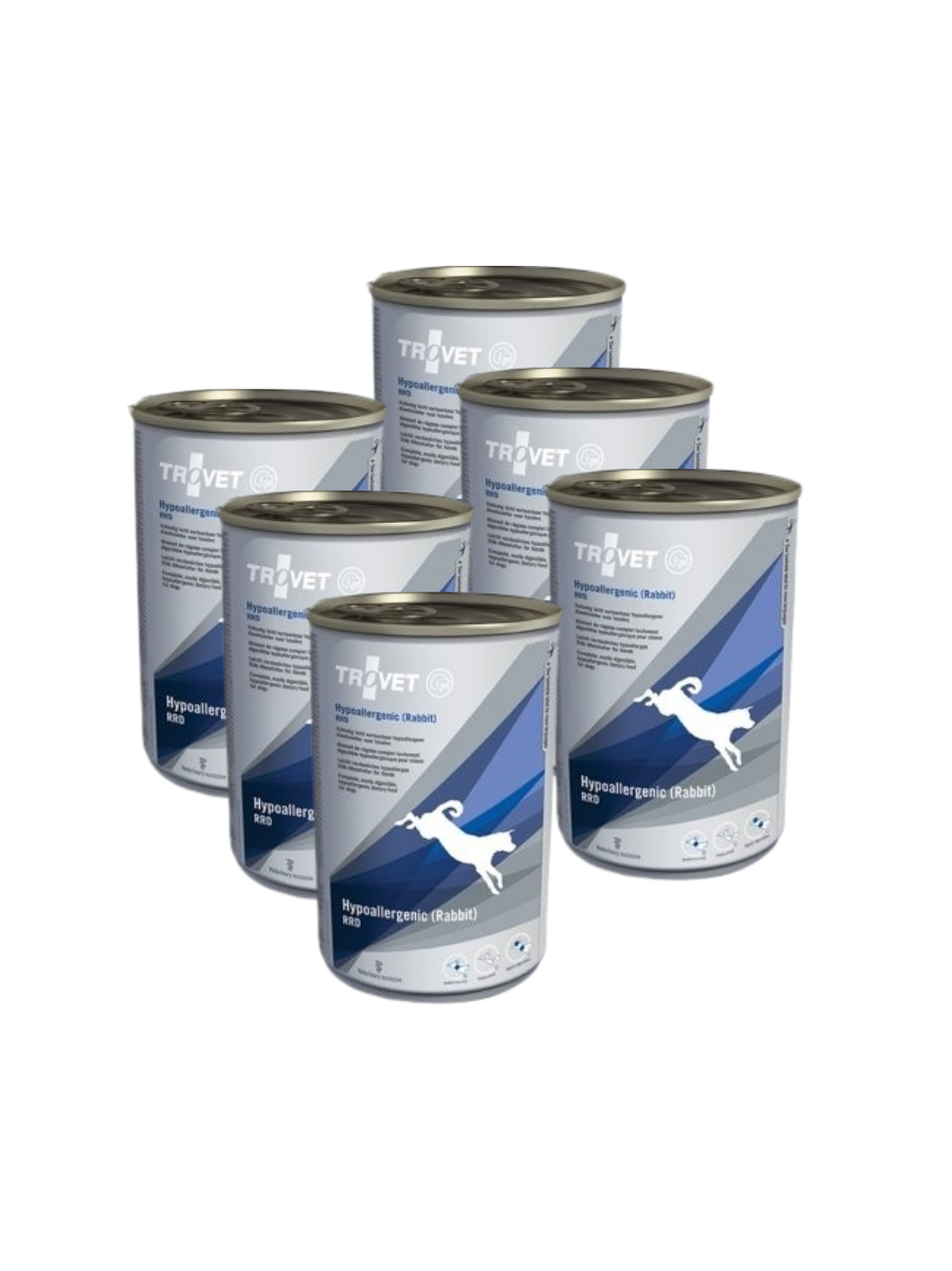 TROVET RRD Hypoallergenic - Rabbit (dla psa) 6x400g - puszka