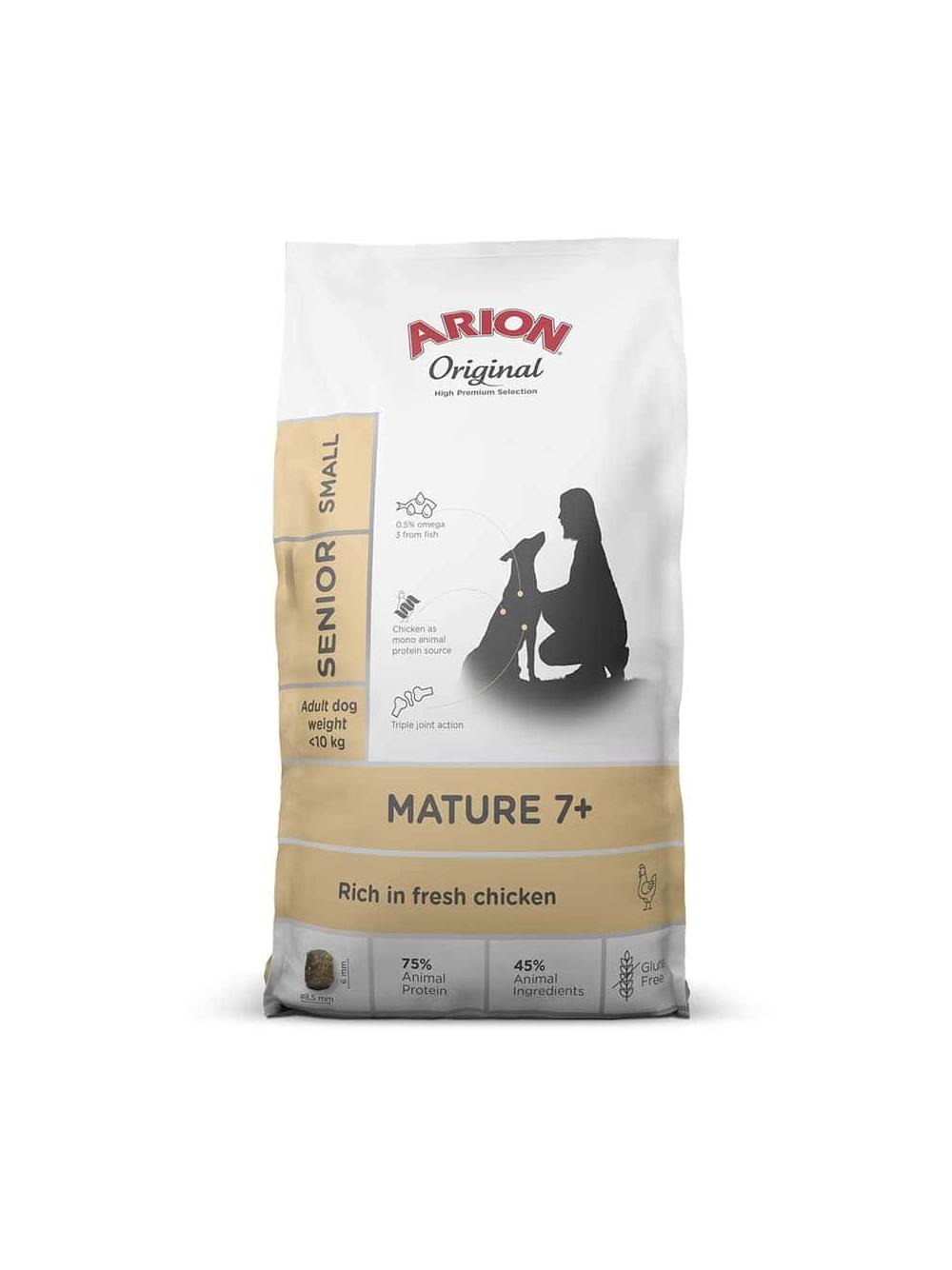 ARION Arion Original Mature 7+ Adult Small Breed 7 kg\ Opakowanie uszkodzone (5621,9111)