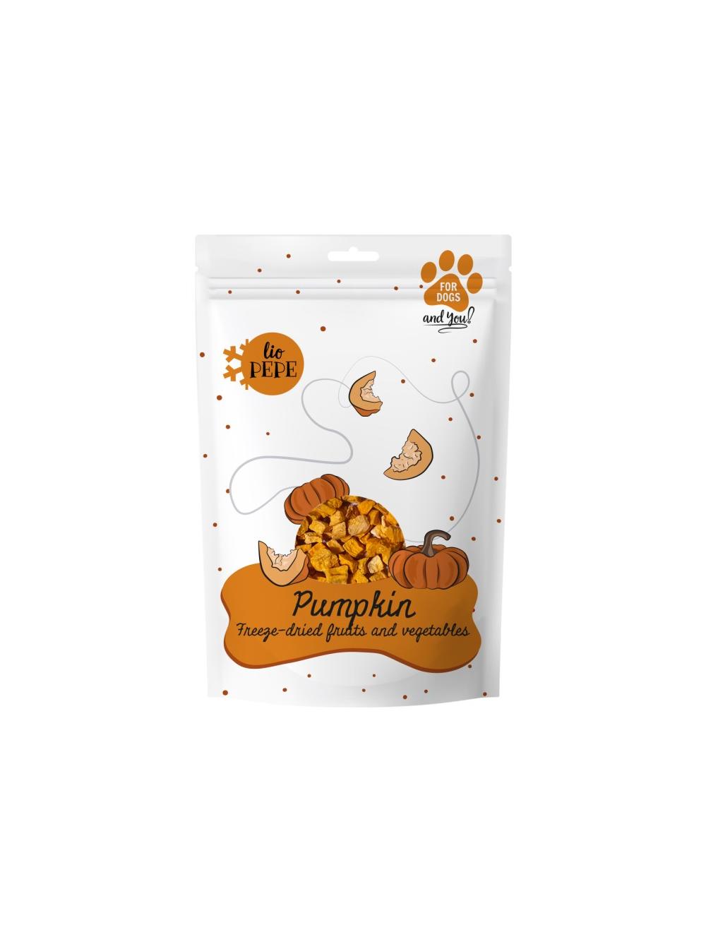 PAKA ZWIERZAKA - Przysmak liofilizowany Lio PEPE Pumpkin (dynia) 20g
