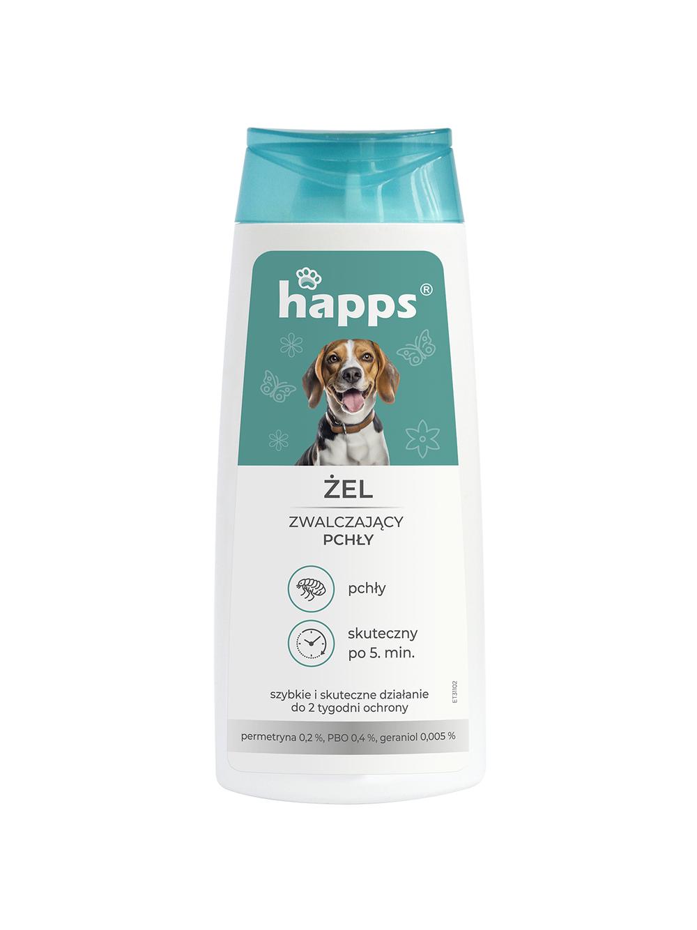 HAPPS - żel zwalczający pchły 150ml (2 opakowania)