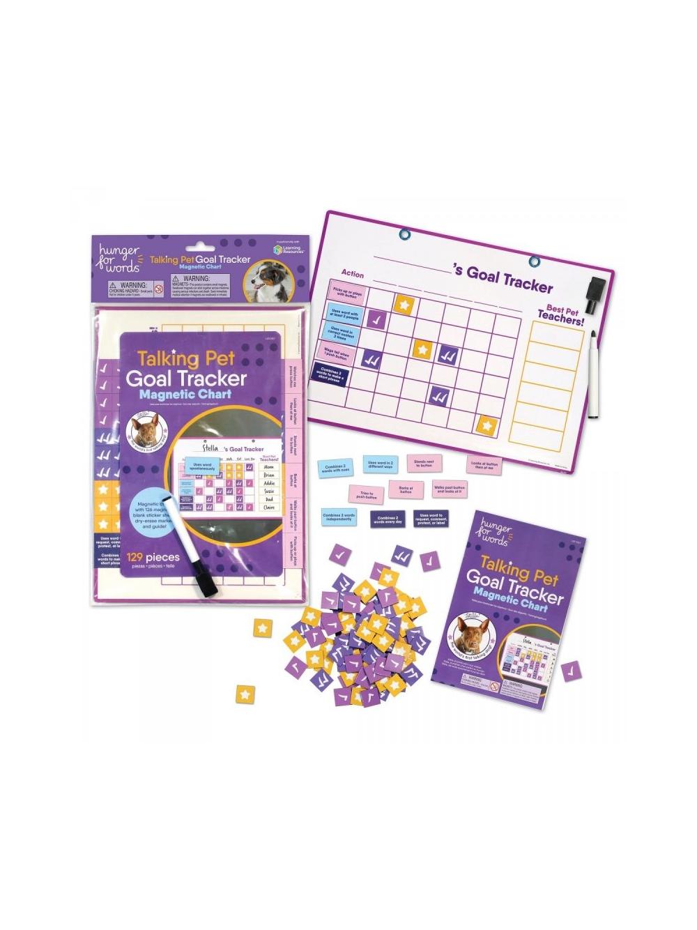 Hunger for Words TALKING PET Goal Tracker Tablica do śledzenia postępów