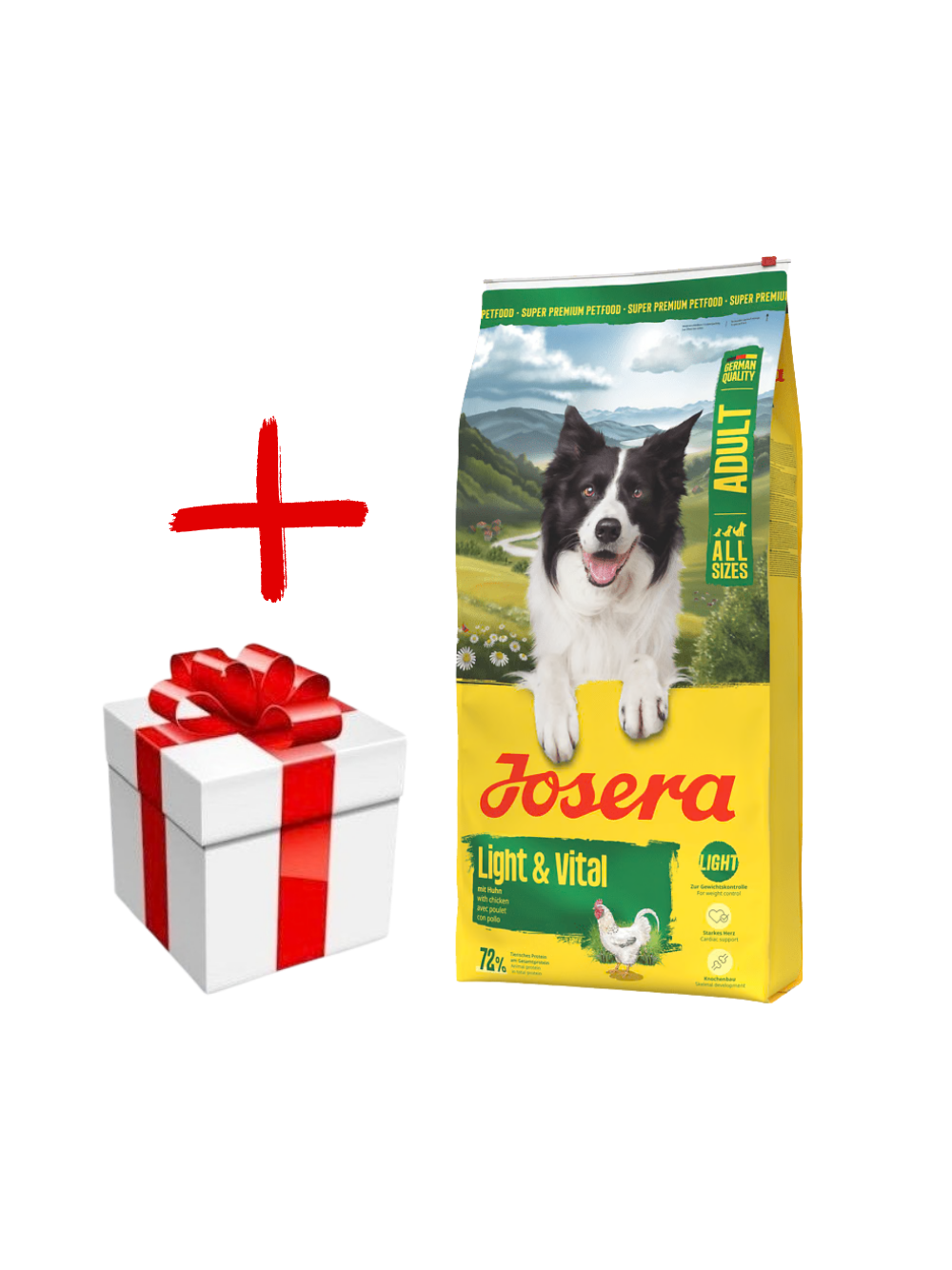 JOSERA Adult Light & Vital 12,5kg + NIESPODZIANKA DLA PSA GRATIS!