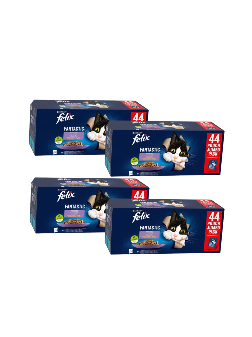 Felix w galaretce MIX MIĘSNY saszetka 4x(44x85g)