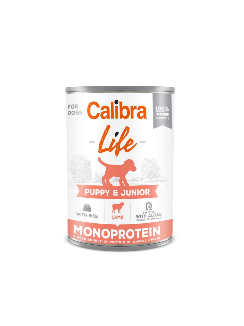 CALIBRA Dog Life Puppy & Junior Lamb with rice 24x400g