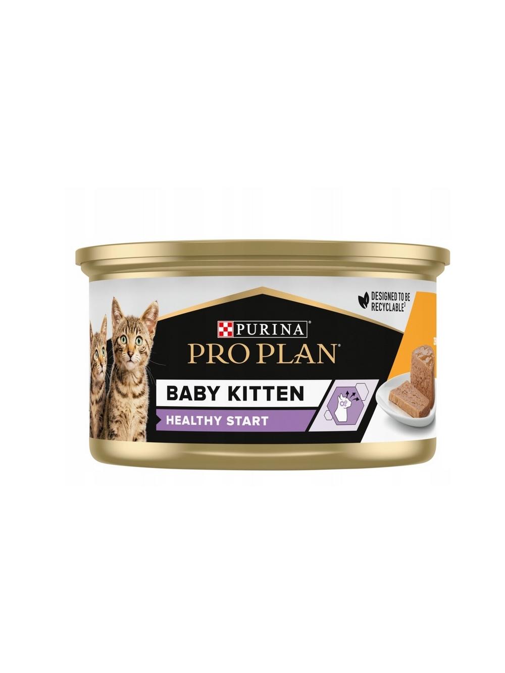 PRO PLAN Baby Kitten Healthy Start 24x85g
