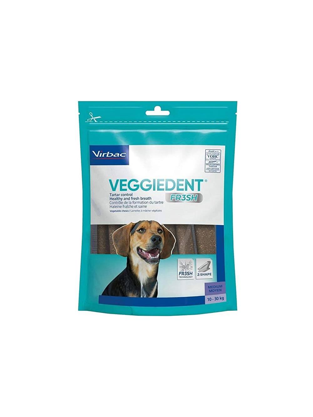Virbac Veggiedent Fresh Gryzak M (10-30kg) 15sztuk