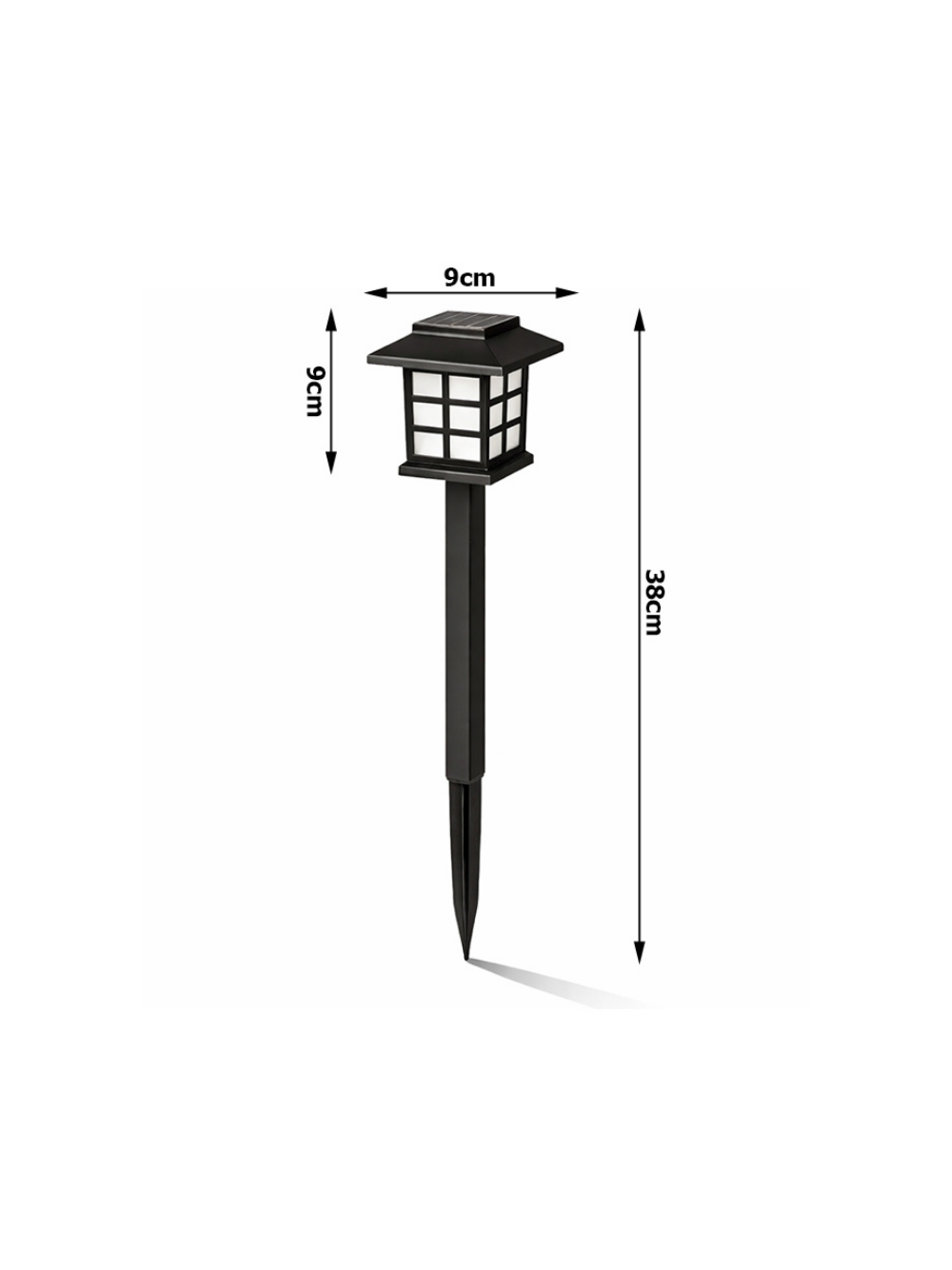 6x lampa ogrodowa solarna