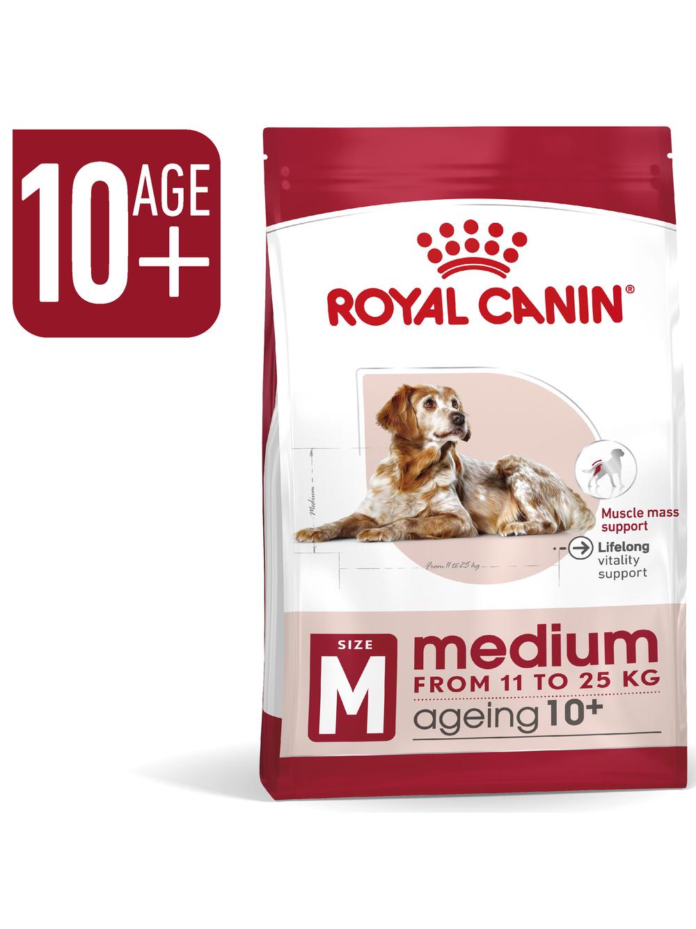 ROYAL CANIN Medium Ageing 10+ 15kg karma sucha dla psów dojrzałych po 10 roku życia, ras średnich