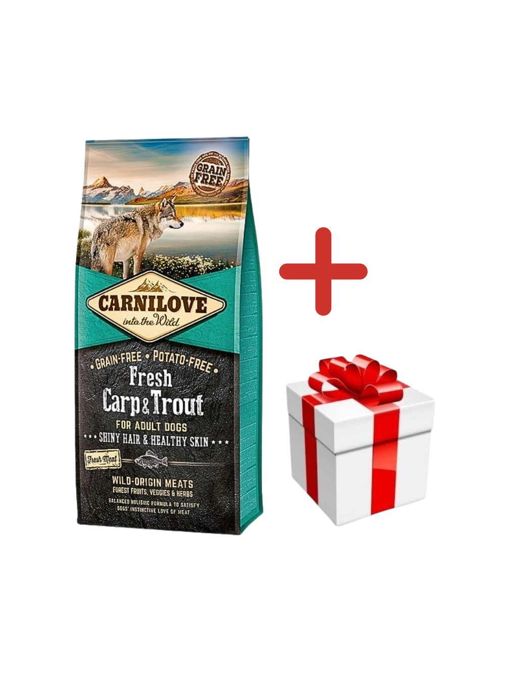 Carnilove Fresh Carp Trout Adult  1,5kg + NIESPODZIANKA DLA PSA GRATIS!!
