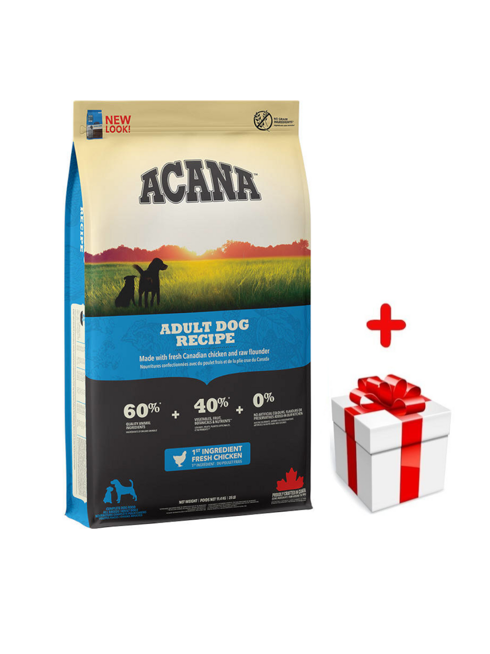 ACANA  Adult Dog 11,4kg + niespodzianka dla psa GRATIS!