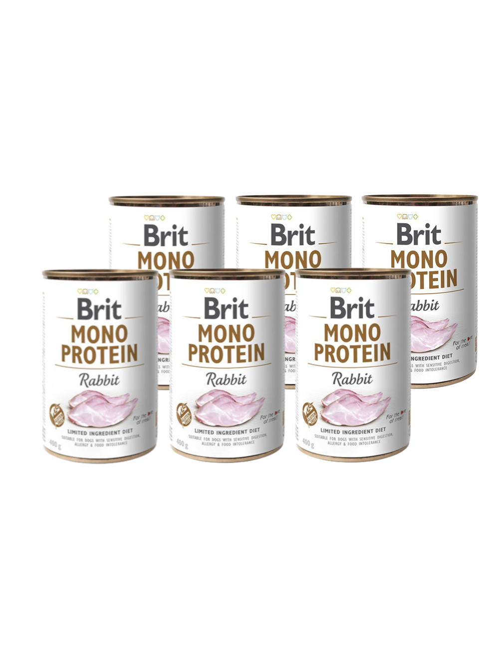 BRIT MONO PROTEIN RABBIT 6x400g