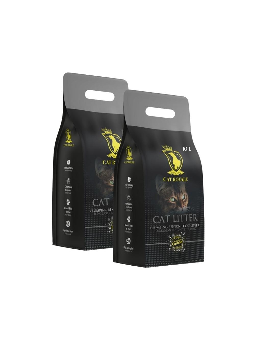 Cat Royale Activated Carbon żwirek bentonitowy 20l (2x10l)