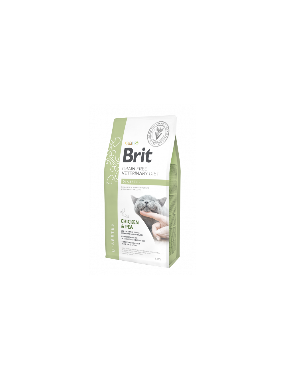 Brit gf veterinary diets cat diabetes 2kg + niespodzianka dla kota GRATIS!