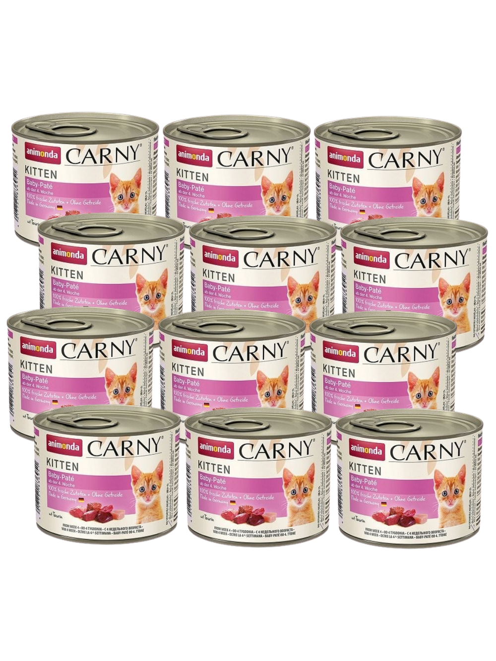 ANIMONDA Cat Carny  Baby Pate 12x200g