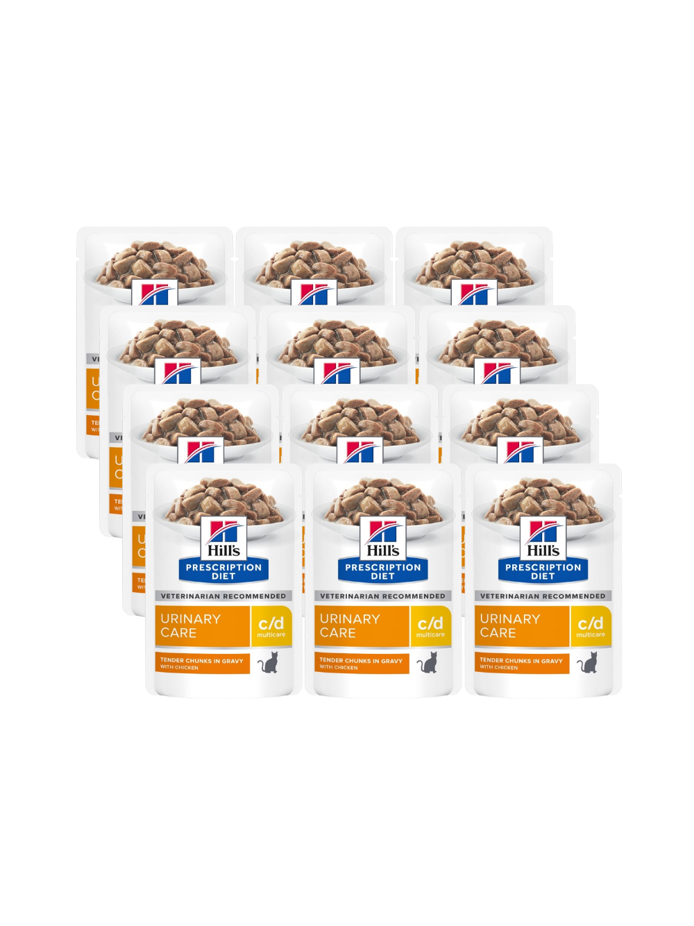 HILL'S PD Prescription Diet Feline c/d Multicare Kurczak  12 x 85g saszetka