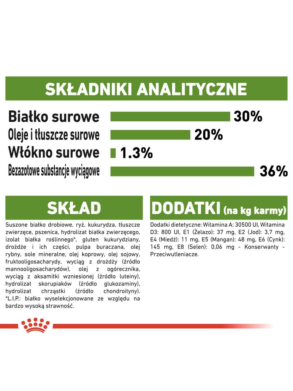 ROYAL CANIN  Outdoor 30 1,5kg karma sucha dla kotów dorosłych, wychodzących na zewnątrz  / Opakowanie uszkodzone (8900) !!!