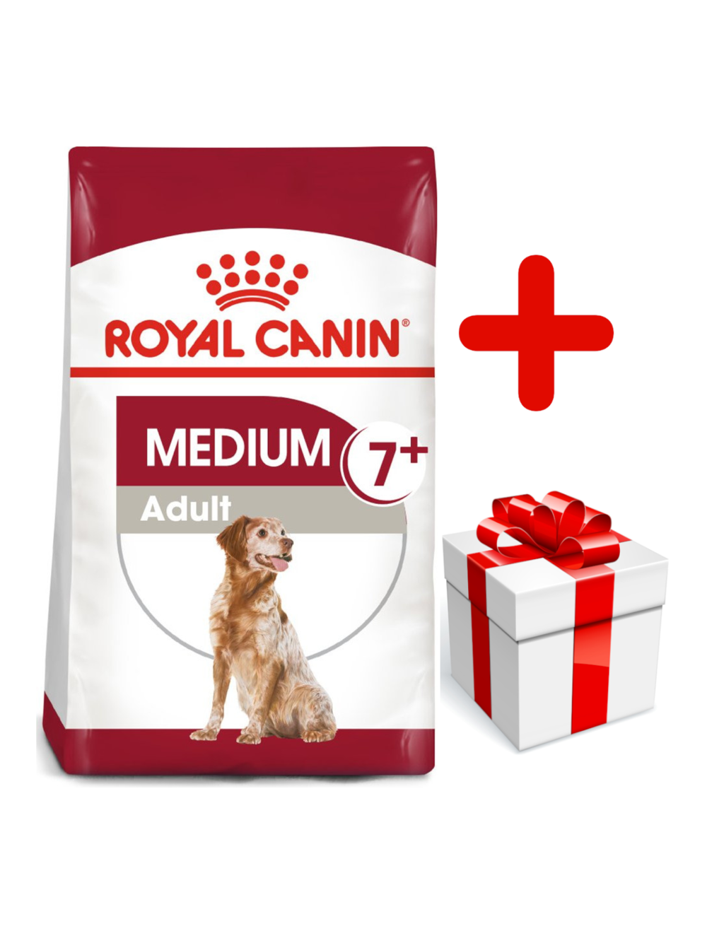 ROYAL CANIN Medium Adult 7+ 15kg karma sucha dla psów starszych od 7 do 10 roku życia, ras średnich + niespodzianka dla psa GRATIS!