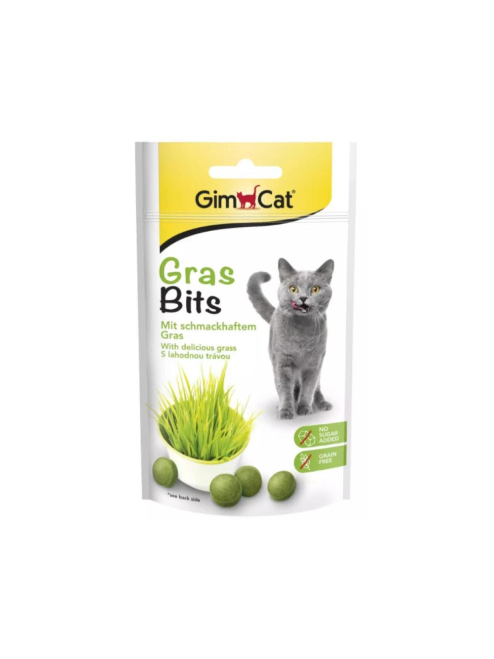 GIMCAT GrasBits Przysmak z Trawą 40g