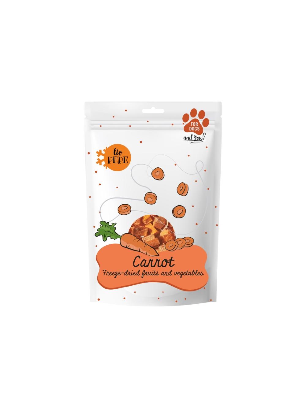 PAKA ZWIERZAKA - Przysmak Lio PEPE Carrot (marchewka) 25g