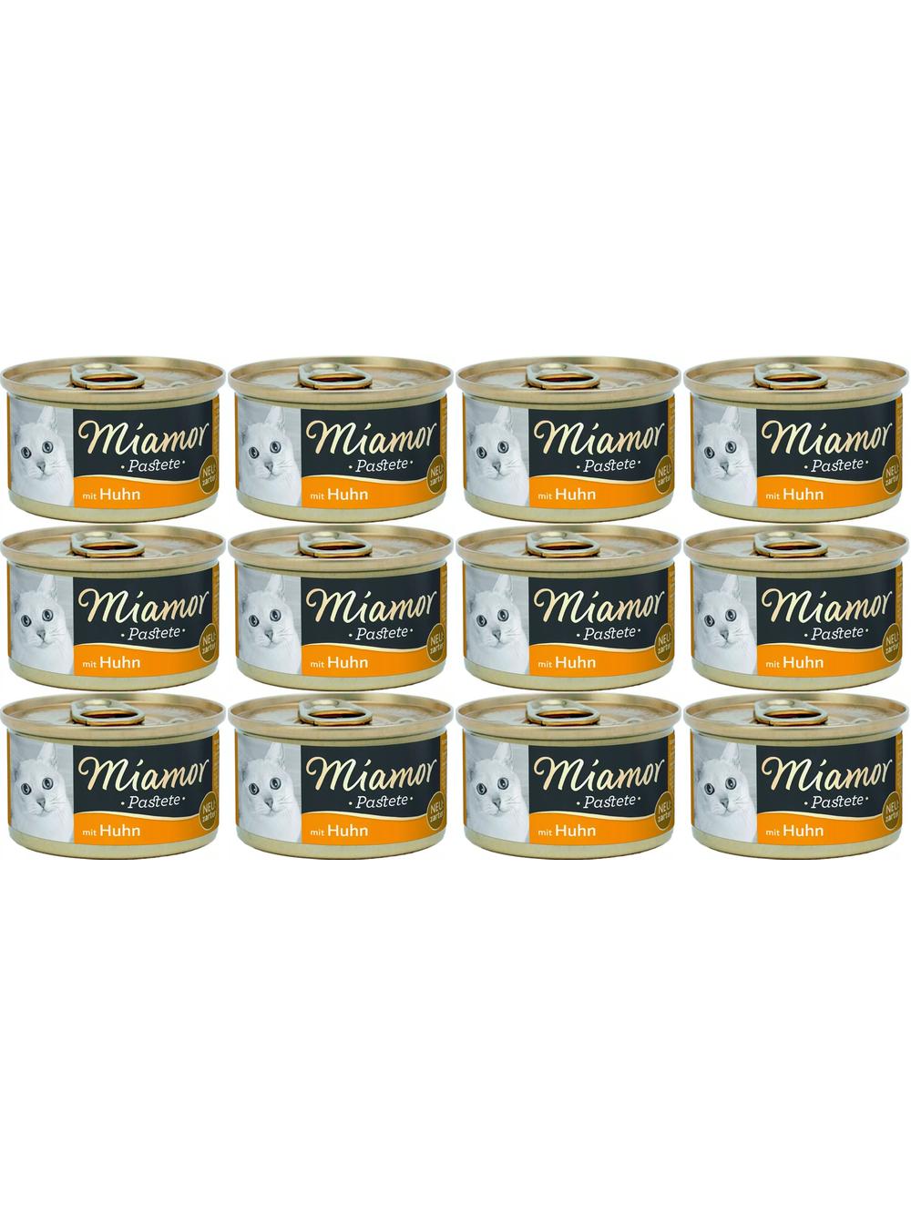 Miamor Pastete kurczak 12x85g puszka