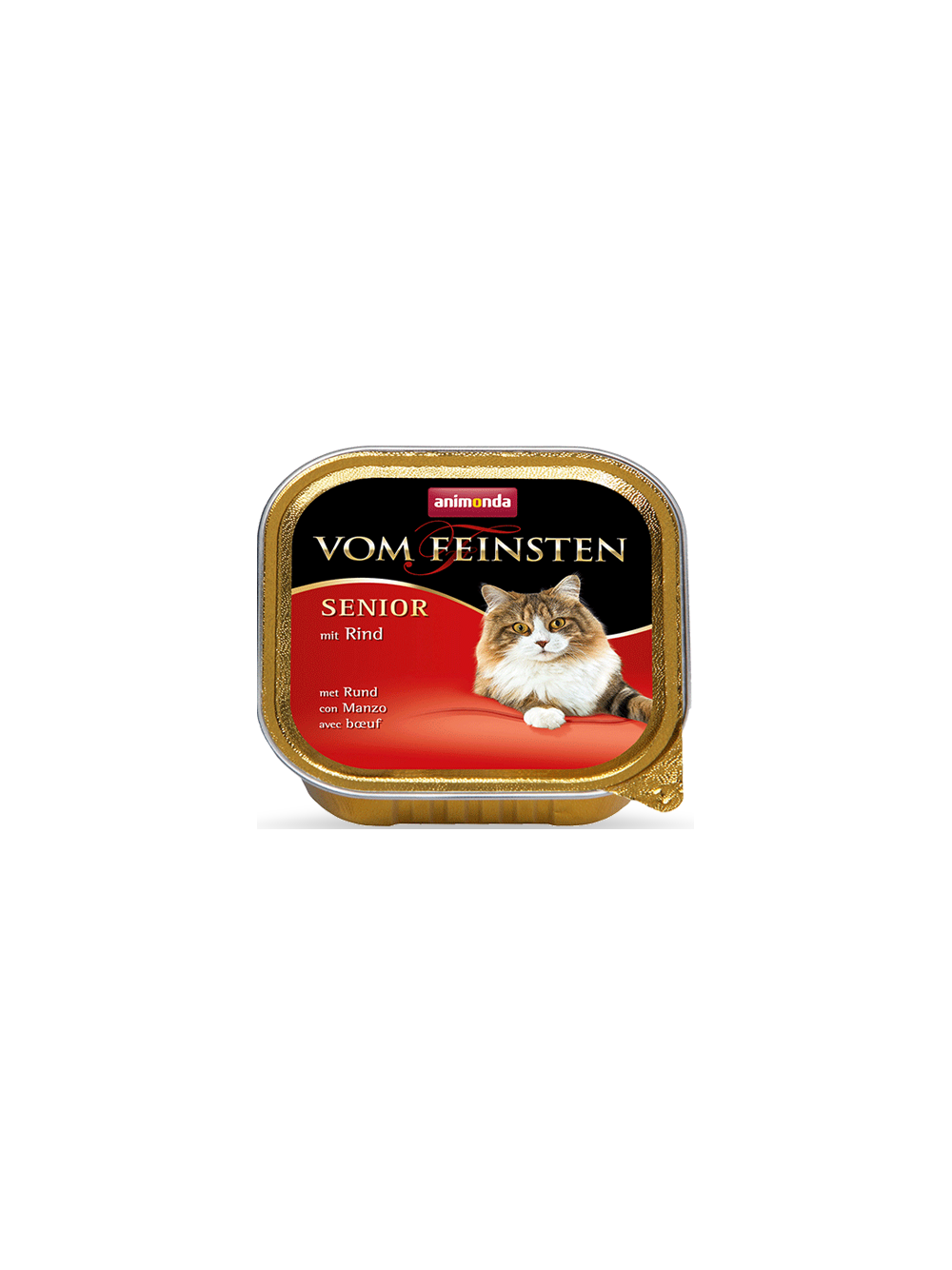 ANIMONDA Vom Feinsten Senior Cat smak: z wołowiną 100g