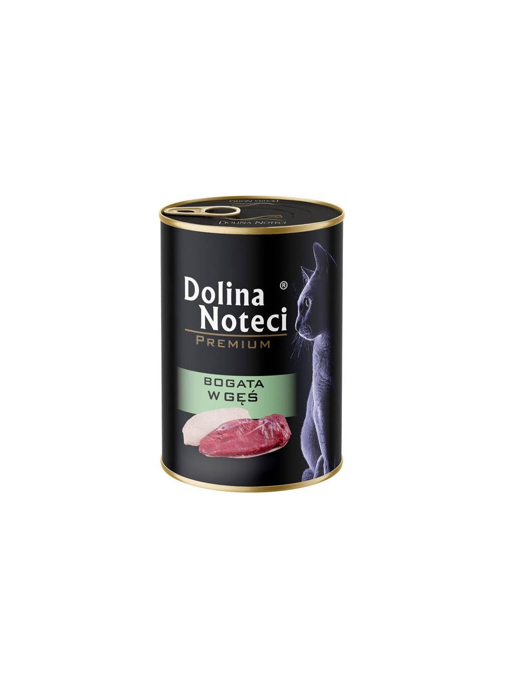 Dolina Noteci Premium dla kota bogata w gęś 400g