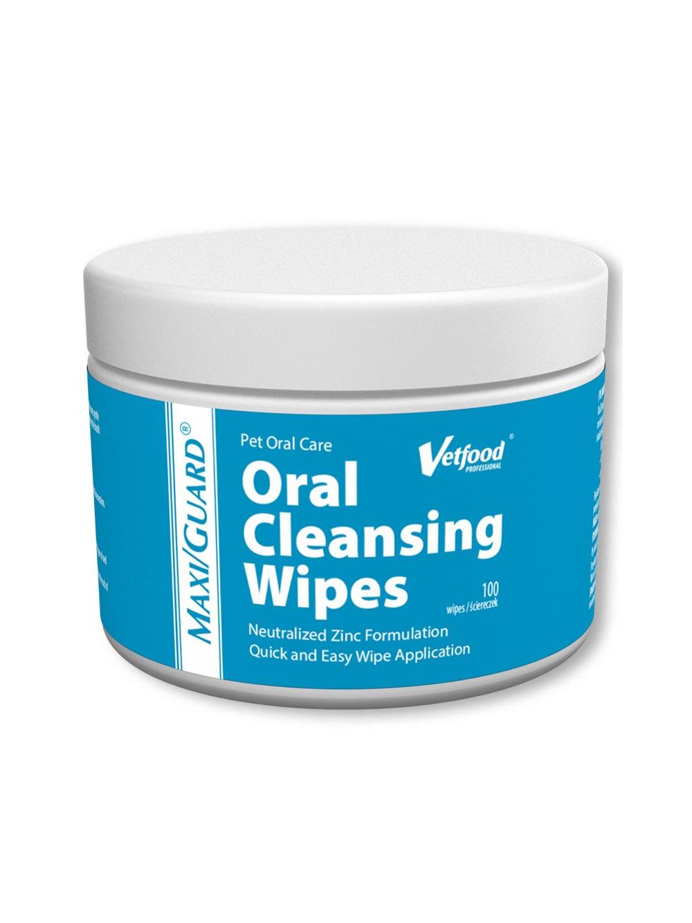 VETFOOD  MAXI/GUARD Oral Cleansing Wipes 100 szt.