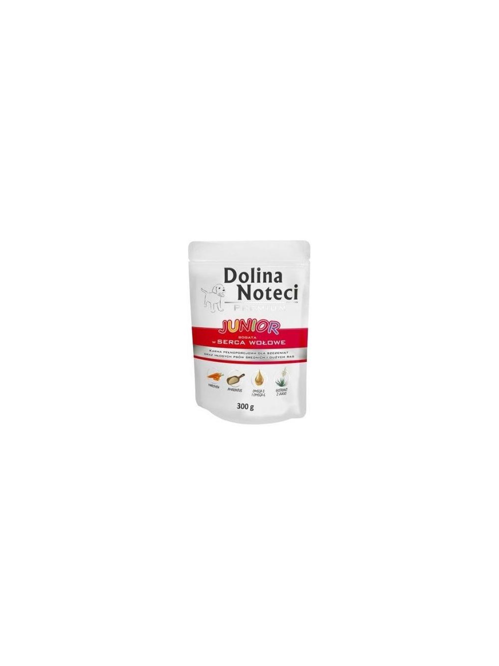 Dolina Noteci PREMIUM Junior bogata w serca wołowe 300g
