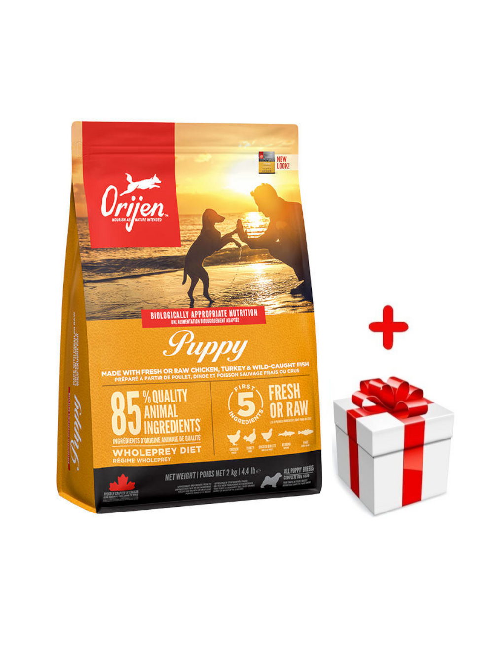 ORIJEN Dog Puppy 2kg + niespodzianka dla psa GRATIS!
